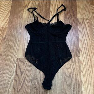 Black Lace Bodysuit